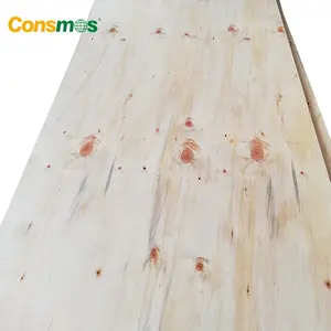 Madera de pino radiata resistente al agua, materiales de madera maciza cdx para techo, 18mm