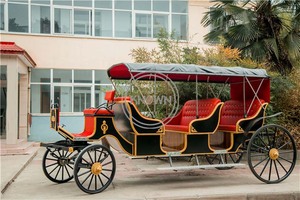 Carruaje Eléctrico Turístico Europeo con 3 Filas, Carruaje para Exhibiciones y Eventos, Carroza Real para Bodas en Venta - Product Image 3