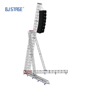 Aluminum line array speaker sound system lift tower display truss for sale