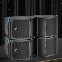 Chine Haut-parleur haut de gamme Hongyue Sound Conception originale Passive Dual 10 pouces Full-Range Line Array Speaker