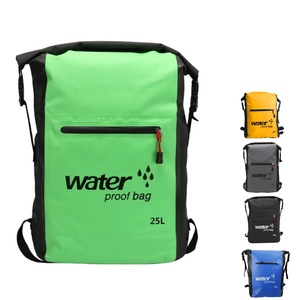 กระเป๋าเป้กันน้ำ25ลิตรถุงกันน้ำกระเป๋าเป้สะพายหลังกันน้ำกีฬาพีวีซีล่องแพเดินป่ากระเป๋าถังกันน้ำกลางแจ้ง - Product Image 1
