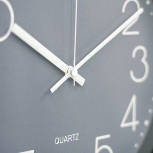 Promotional Gift 12 Inch Round Home Wall <strong>Clock</strong> <strong>Sweep</strong> <strong>Movement</strong> Non Ticking Silent Modern Metal Wall <strong>Clock</strong> - Product Image 3