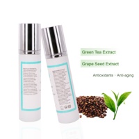 Nettoyant Visage en Gel Anti-rides et Éclaircissant à la Vitamine C, Hydratant, Sans Sulfate ni Parabène, à Base de Thé Vert et d'Herbes, Marque Blanche, pour Tous Types de Peau