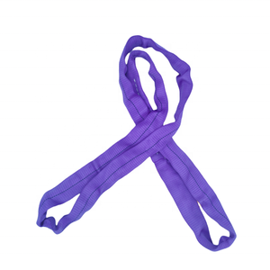 Sangles <span class=keywords><strong>de</strong></span> <span class=keywords><strong>levage</strong></span> souples rondes en polyester 1 tonne 1T sans fin, norme européenne EN1492-1:2000, légères, haute résistance, sécurité - Product Image 3