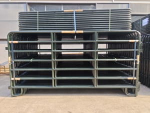 ประตูรั้วเหล็กกล้าคาร์บอนชุบสังกะสี Magnum Livestock Panel Frame <span class=keywords><strong>Gate</strong></span> สำหรับความปลอดภัยในฟาร์ม บ้าน สนามหญ้า และพื้นที่กลางแจ้ง สไตล์ยุโรป - Product Image 2