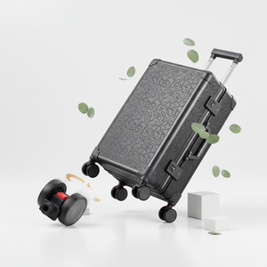 <span class=keywords><strong>Valise</strong></span> rigide en aluminium de luxe personnalisée et tendance avec roulettes pivotantes, serrure TSA, sans frais de moule pour les tailles non standard sur mesure - Product Image 5