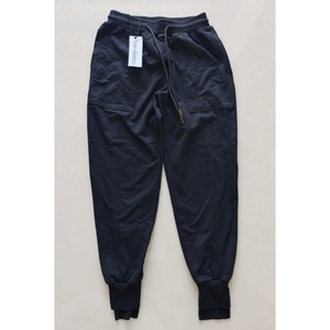 Pantalons longs en coton noir Nerodentro pour hommes et femmes, vêtements de sport hip-hop, pantalons décontractés, confort, extensible, pantalon de survêtement - Product Image 1