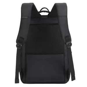 Aoking Low MOQ Custom Logo High Quality Brevite USB Business Casual Slim Notebook Backbag Laptop Backpack With Roller Bag Sleeve