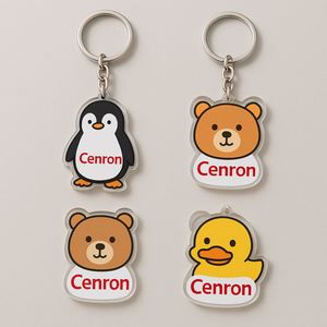 Llavero Acrílico de Doble Cara con Impresión Personalizada en Color UV y Logotipo, Venta al Por Mayor de Fábrica de Llaveros Personalizados - Product Image 3