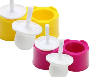जमे हुए बर्फ घन Molds Popsicle निर्माता उपकरण आइस क्रीम उपकरण खाना पकाने उपकरण Lolly ढालना ट्रे के साथ 2 लाठी