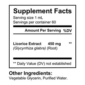 Suplemento Alimentar Orgânico de Tintura de Raiz de Alcaçuz OEM de Marca Própria para Suporte Digestivo e Intestinal - Gotas Líquidas de Extrato de Raiz de Alcaçuz - Product Image 3