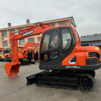 Pelleteuse d'occasion Doosan DX75-9C Pelleteuse d'occasion Pelleteuse DX75-9C pelle compacte sur chenilles Excavatrice Doosan 75 Dx75-9C Doosan
