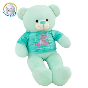 53 Zoll 1,3 Meter Riesen braun weiß Teddybär Plüsch tier niedlich und weich Geburtstag Begleiter Geschenk für Kinder Freundin