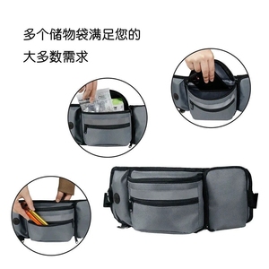 Sac banane d'entraînement pour chiens avec clicker, en tissu Oxford imperméable, fermeture éclair, <span class=keywords><strong>porte</strong></span>-<span class=keywords><strong>bouteille</strong></span> d'eau, pour la <span class=keywords><strong>randonnée</strong></span> et la mode - Product Image 5