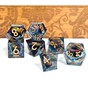 Halloween Rolling Pumpkin Sharp D & D dados personalizados con Material de resina poliédrica MTG juego de dados para juegos de Dugeons and Dragons - Product Image 2