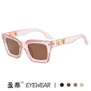 <b>Sunglasses</b> <b>Square</b> Frame UV400 PC Women's Fashion Street Style Letter Decorations - Product Image 3