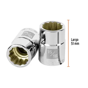 บ็อกซ์ 3 ชิ้น ขนาด 15/16 นิ้ว หัวบล็อก 12 จุด ขับเคลื่อน 3/4 นิ้ว ยี่ห้อ TRUPER - Product Image 3