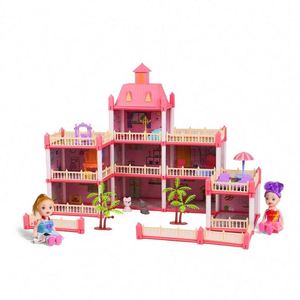 Plástico Vintage para Modelos con Mini Lámpara, Ventanas, Puertas, Muebles Decorativos, Regalo para Niños, Adultos y Coleccionistas - Product Image 1