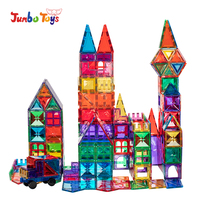 Blocs de construction magnétiques pour enfants ensemble de jeu ouvert créatif adapté aux enfants blocs magnétiques 3d jouets éducatifs