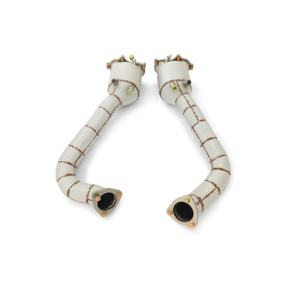 Porsche <span class=keywords><strong>718</strong></span> GT4/Spyder/<span class=keywords><strong>GTS</strong></span> 4.0L <span class=keywords><strong>2020</strong></span>- Tuyaux de liaison d'échappement sur l'essieu, collecteurs sportifs catalytiques - Product Image 1