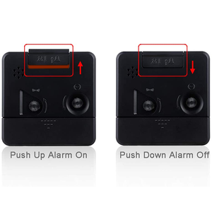 Imsh bb06602 không có ticking bảng bàn đồng hồ báo thức vuông im lặng Túi wecker horloge Mini Analog du lịch đồng hồ báo thức - Product Image 2