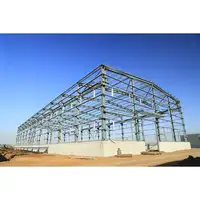 Estructura de techo de acero para construcción, luz moderna de bajo coste, edificios, granja, Granero, cobertizo de vaca lechera, construcción de ganado