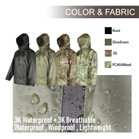 Veste de pluie légère, respirante, coupe-vent et hydrofuge pour homme KPO-AWA-PO, service OEM, veste personnalisable