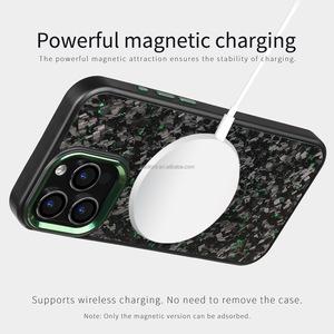 Nueva funda de teléfono móvil con marco de Metal de fibra de carbono en caja para iPhone 16 Pro Max para Apple 15 11 Plus 7 Plus-Características a prueba de golpes - Product Image 4