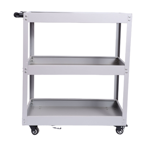 Vente de liquidation, <span class=keywords><strong>chariot</strong></span> à outils antistatique en acier pliable à 3 niveaux et 4 roues, pour la réparation électronique automobile, atelier industriel - Product Image 2