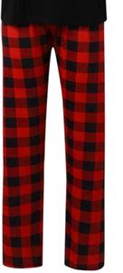 Kaus Merry Xmas lengan pendek dan celana kotak-kotak merah piyama Natal Set cocok PJS liburan keluarga <span class=keywords><strong>Jammies</strong></span> cetak untuk pasangan - Product Image 4