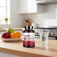 Complément alimentaire à base de plantes, 98% Coenzyme Q10 pur, capsules molles, 120 unités, antioxydant, santé cardiovasculaire, stimulant du système immunitaire pour