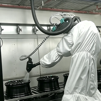 Sistema de Recubrimiento Automático para Línea de Pintura de Guardabarros de Automóviles