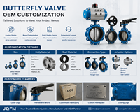 Vanne papillon industrielle en acier inoxydable CF8, type à languette, PN10, actionnée par levier, avec siège en PTFE