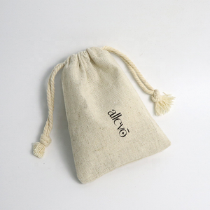 Tùy chỉnh in Bông Vải Lanh túi nến trà cà phê dây kéo túi vải lanh - Product Image 4