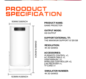 Nieuwe P30max <span class=keywords><strong>Projector</strong></span> & Game Console Draagbare Home <span class=keywords><strong>Video</strong></span> Games Android Smart <span class=keywords><strong>Projector</strong></span> - Product Image 4