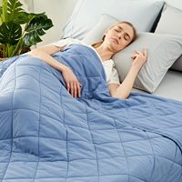 Couverture rafraîchissante pour les personnes qui ont chaud la nuit 50"x70", Q-Max 0.45 Confort Rafraîchissant, Couvertures Froides pour la Maison Nuits Chaudes