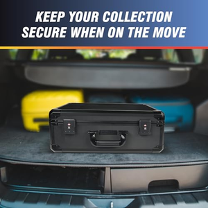 Valise à roulettes personnalisée pour cartes gradées, étui à 5 rangées avec roulettes - Product Image 4
