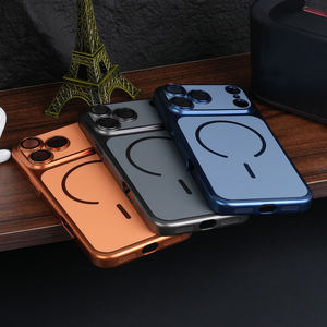 Protector de Pantalla de Vidrio AG, Carcasa Magnética Mate para Teléfono Móvil con Carga Inalámbrica <span class=keywords><strong>a</strong></span> Prueba de Golpes para iPhone 17 16 15 14 Pro Max para <span class=keywords><strong>Samsung</strong></span> - Product Image 6