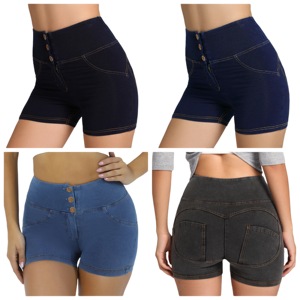 Pantalones Cortos Deportivos YNSEA para <span class=keywords><strong>Mujer</strong></span>, Diseño Personalizado, Cintura Alta, Levanta Glúteos, Efecto Scrunch, Sin Costuras - Product Image 5