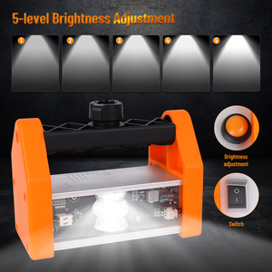 Lampe de travail portable Podofo 15W à LED pour polissage mural avec poignée et support, outil pour plaques de plâtre, lampe de peinture, outil auxiliaire de ponçage - Product Image 3