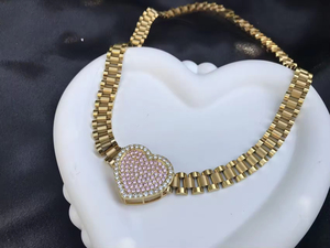 Collar con Colgante de Cadena Geométrica de Acero Inoxidable para Mujer, con <span class=keywords><strong>Nombre</strong></span> Personalizado, a la Moda, con Circonitas, Regalo - Product Image 5