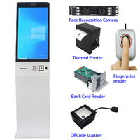 Web kamerası ile dokunmatik ekran Intel Core I5 windows tabanlı dokunmatik ekran Kiosk standı