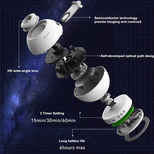 <span class=keywords><strong>Pococo</strong></span> Galaxy Lite เครื่องฉายดาวบนท้องฟ้าจำลองในบ้านไฟกลางคืนที่เต็มไปด้วยดวงดาวจริงสำหรับบรรยากาศในห้องนอน - Product Image 6