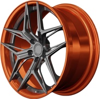 Jantes forgées en alliage léger 2 pièces Custom Polish Barrel 5x114.3 5x120 5x112