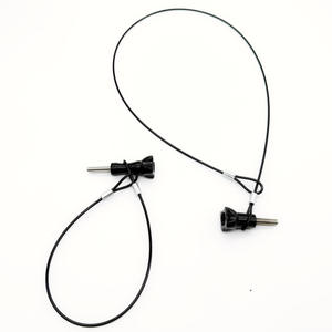 Cuerda de Seguridad Metálica con Hebilla Anticaída y Cable de Acero Antipérdida para Cámaras Deportivas GoPro y DJI, Ideal para Ciclismo - Product Image 4