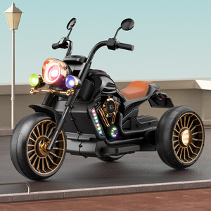 Moto électrique pour enfants 6V, voiture à pédales pour enfants, jouets à <span class=keywords><strong>3</strong></span> <span class=keywords><strong>roues</strong></span>, lumières et musique, moto électrique pour garçons et filles - Product Image 1