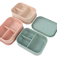 Boîtes à lunch en carton personnalisées, étanches, avec joint en silicone, boîtes à confettis, boîtes à repas pré-cuits, contenants alimentaires, boîtes de rangement pour collations pour enfants