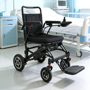 Silla de Ruedas <span class=keywords><strong>El</strong></span>éctrica Plegable Ligera, Llantas de 7/9 Pulgadas, Asiento Antiescaras 3D, Marco de Aluminio, Motores Dobles de 250W - Product Image 3