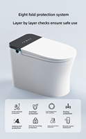 PLMR M929 Salle de bain intelligente, toilettes intelligentes, toilettes intelligentes à chauffage automatique conformes aux normes CE/cUPC/UKCA