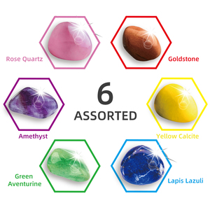 6 style gemstone <span class=keywords><strong>dig</strong></span> and gril hand on make ametista goldstone green aventurine lapislazzuli quarzo rosa braccialetto di calcite gialla - Product Image 5